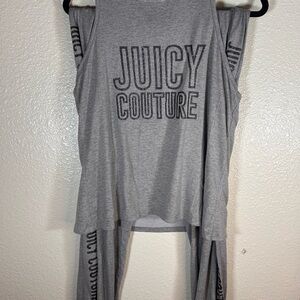 Juicy Couture Gray tank and pants Sleepwear